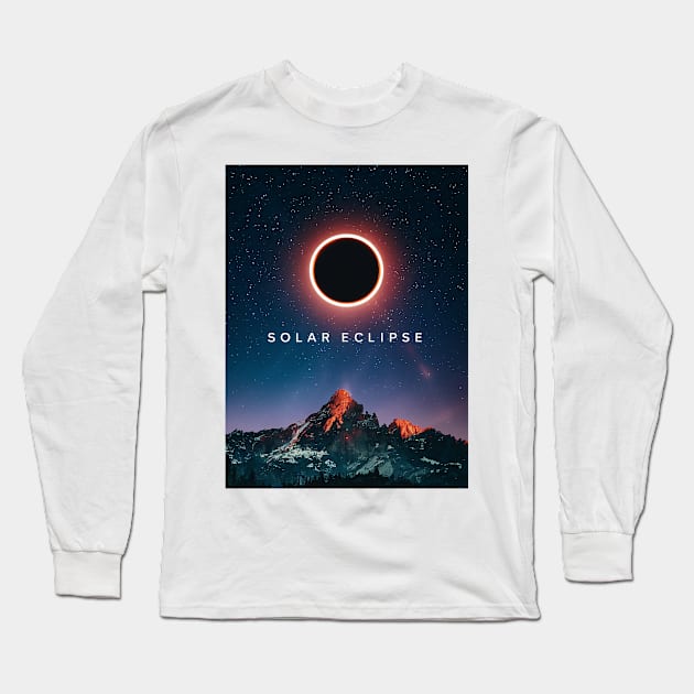 SOLAR ECLIPSE Long Sleeve T-Shirt by likbatonboot